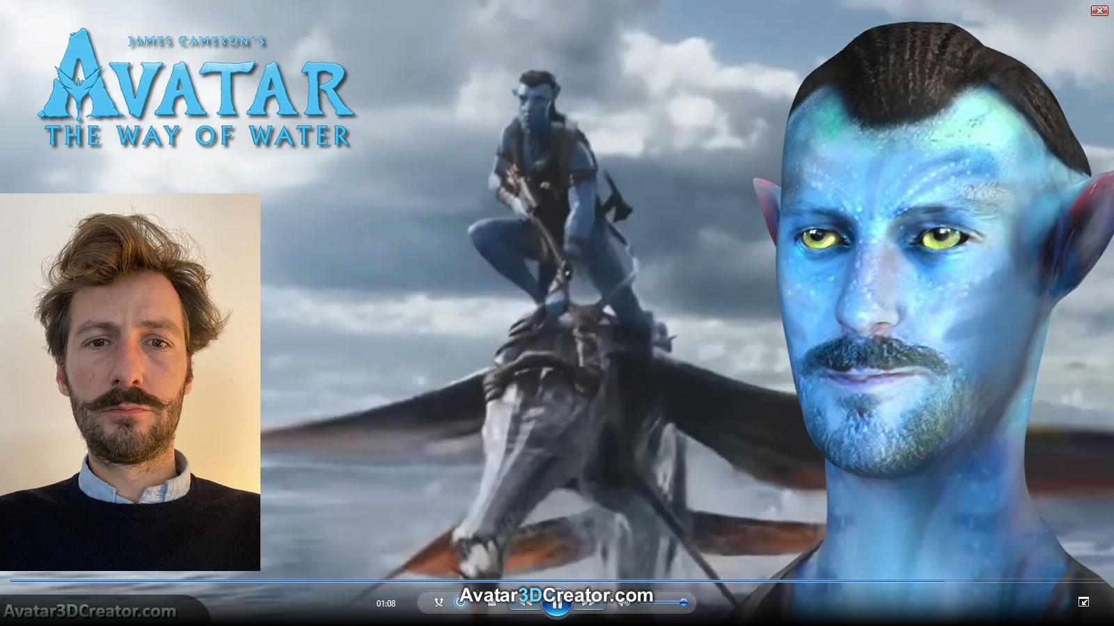 3D Avatar – Película Avatar de medio cuerpo. Avatarízate